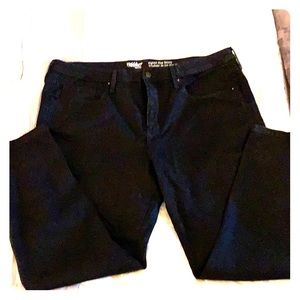 Black highest rise skinny jeans